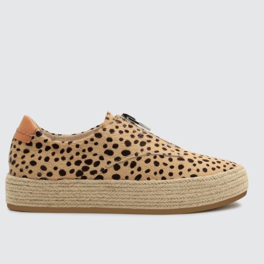 Dolce Vita Trae Leopard Espadrille Sneakers NWT
